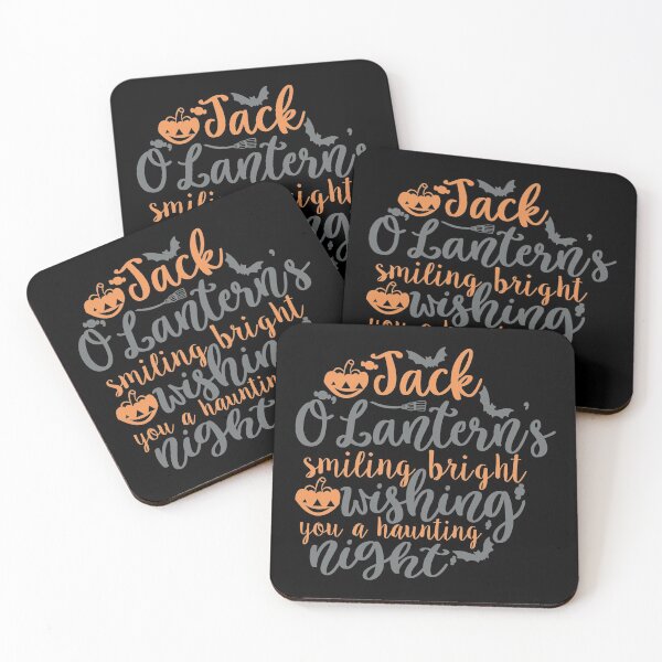 Item preview, Jack O’Lantern’s Smiling Bright Wishing You A Haunting Night designed and sold by GoodVibeDesign.