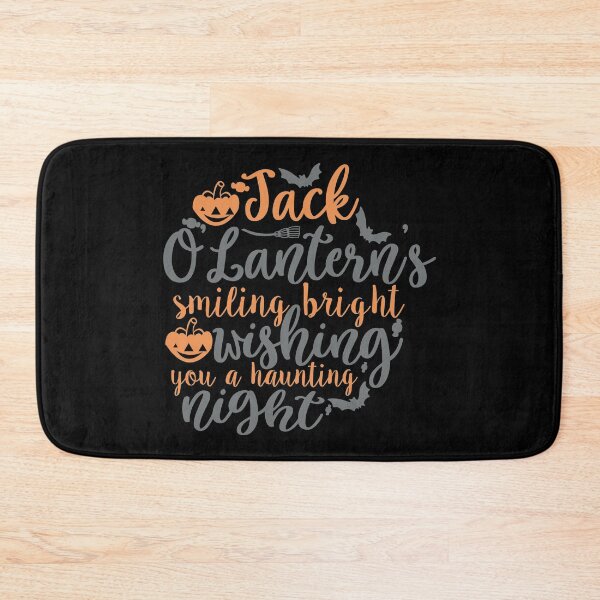 Item preview, Jack O’Lantern’s Smiling Bright Wishing You A Haunting Night designed and sold by GoodVibeDesign.