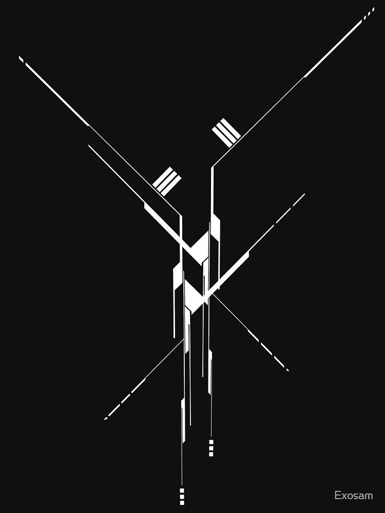 Futuristic Geometric Lines by Exosam