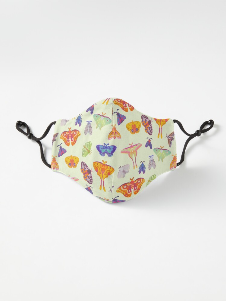 Alternate view of Moth - pastel Mask