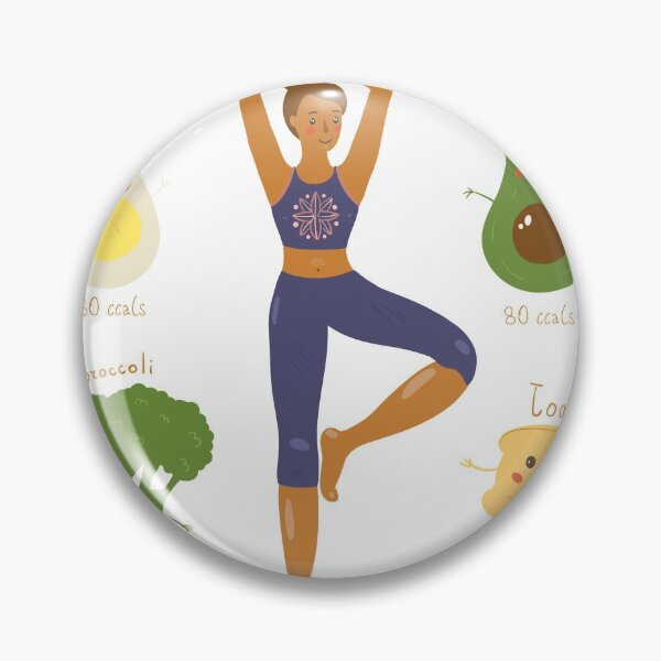 Item preview, Yoga Woman and Set Amount Calories In food designed and sold by Elsbet.