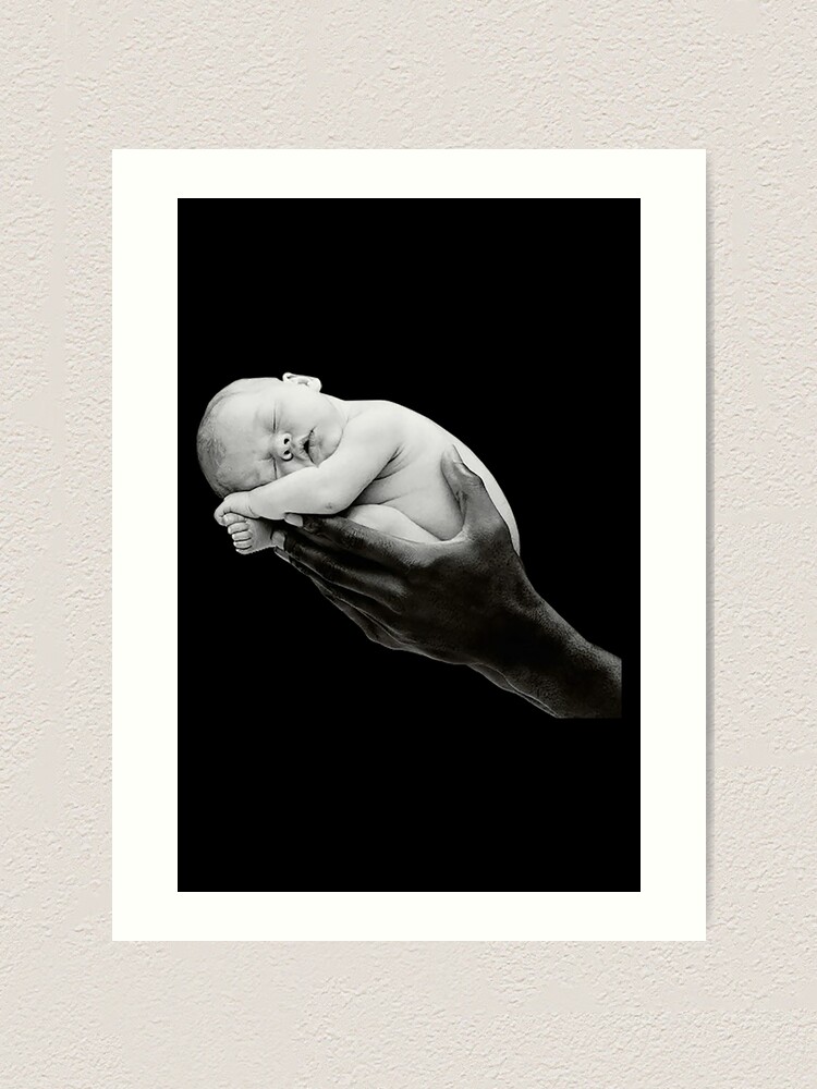 Impression Artistique Anne Geddes Bebe Main Par Dln79 Redbubble