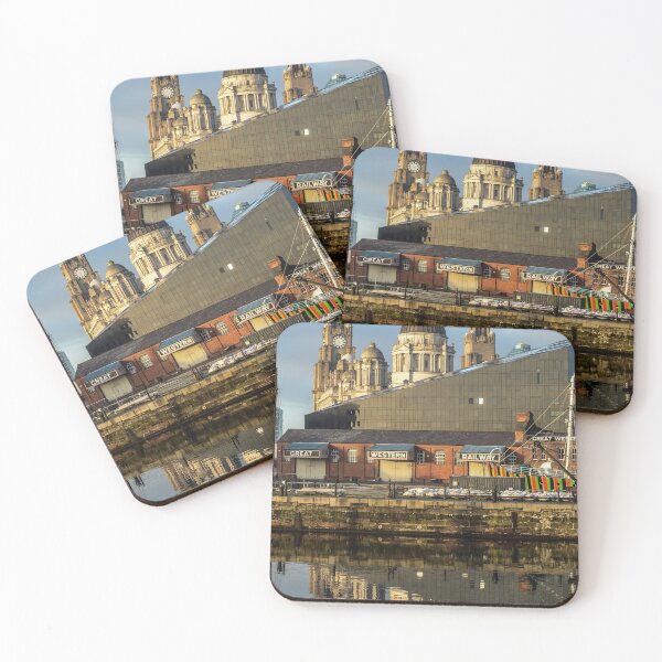 Item preview, Liverpool Dock Reflections designed and sold by lauragatesphoto.