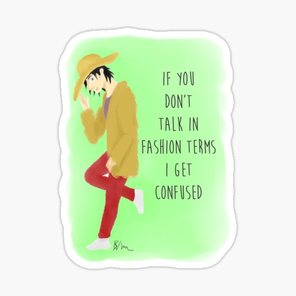 Fashion Terms Sticker