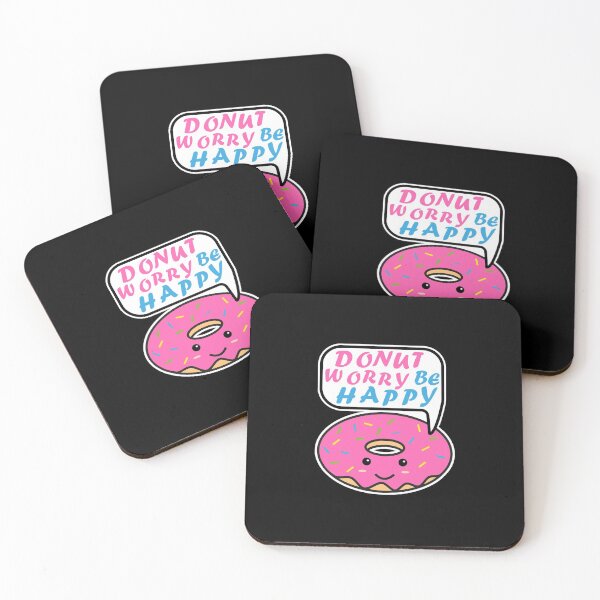 Item preview, Donut Worry Be Happy Funny Slogan Design designed and sold by Luxara1.