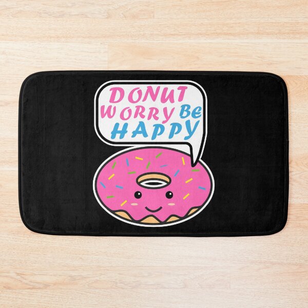Item preview, Donut Worry Be Happy Funny Slogan Design designed and sold by Luxara1.
