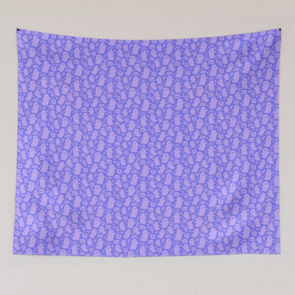 Item preview, Violet Spooky Ghosts Pattern designed and sold by everything4eva.