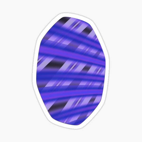 Fractal Play in Purplicious Sticker