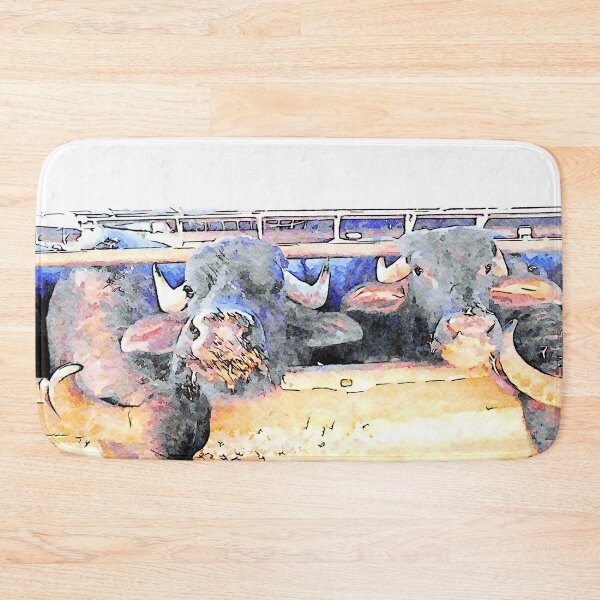 Item preview, Buffaloes in the stall designed and sold by Giuseppe Cocco.