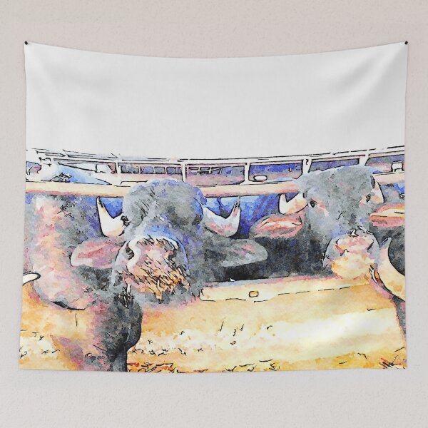 Item preview, Buffaloes in the stall designed and sold by Giuseppe Cocco.