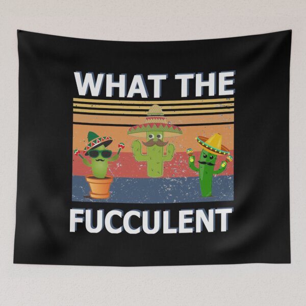 Item preview, What the Fucculent Cactus Succulents Gardening Retro VintageWhat the Fucculent Cactus Succulents Gardening Retro Vintage designed and sold by Pricehotshop.