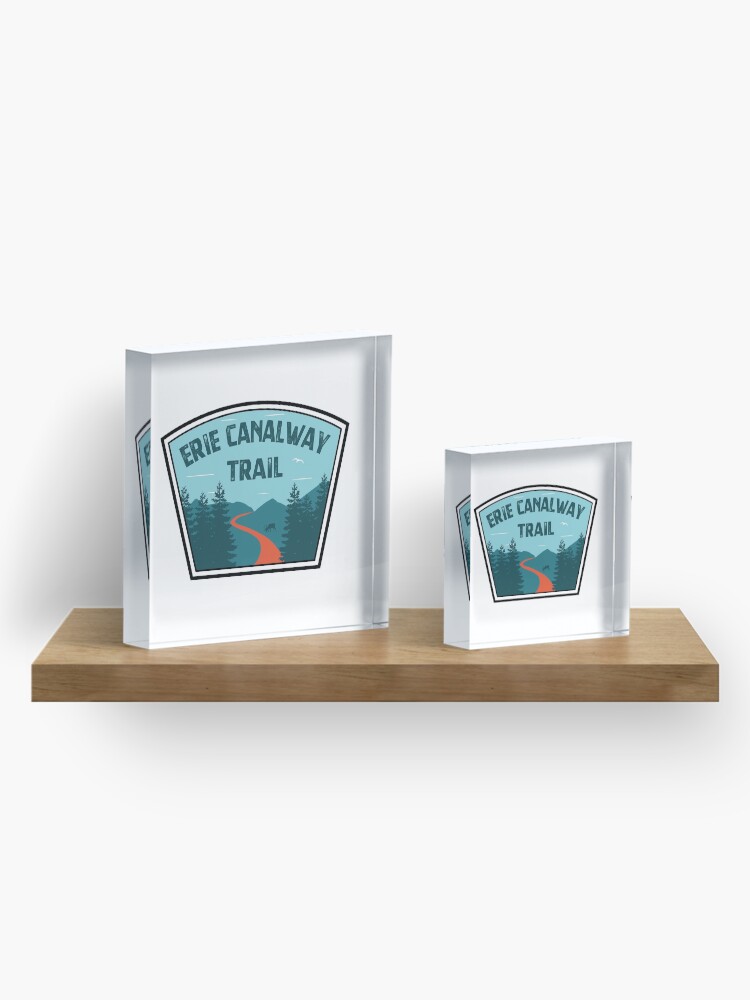 Alternate view of Erie Canalway Trail Acrylic Block