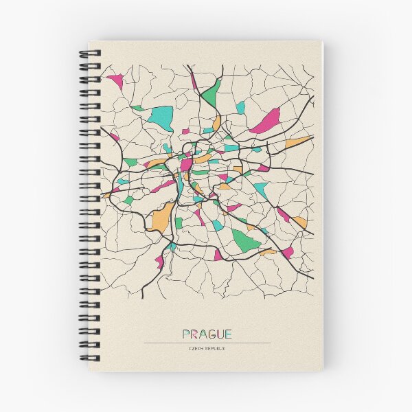 Item preview, Prague, Czechia Street Map designed and sold by A Deniz Akerman.