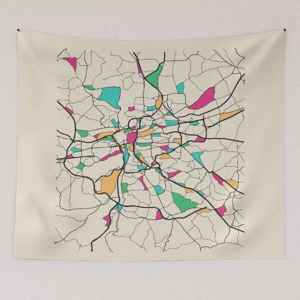 Item preview, Prague, Czechia Street Map designed and sold by A Deniz Akerman.