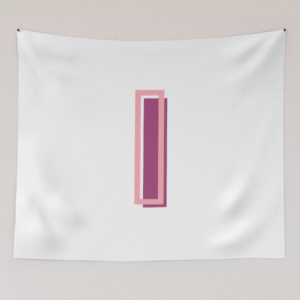 Item preview, pink and purple I letter designed and sold by charlyjovic.