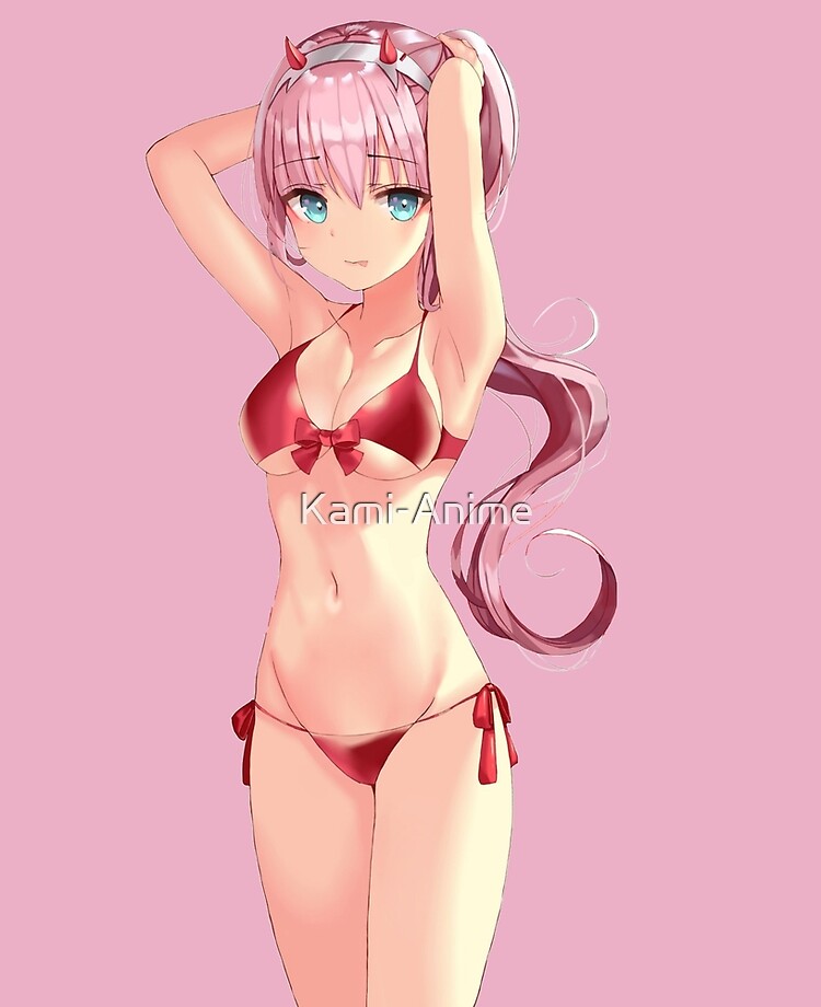 Zero two bikini ultra cute - Darling in the Franxx iPad Case & Skin for  Sale by Kami-Anime