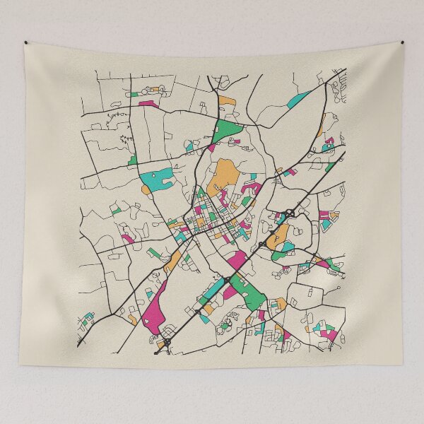 Item preview, Princeton, New Jersey Street Map designed and sold by A Deniz Akerman.