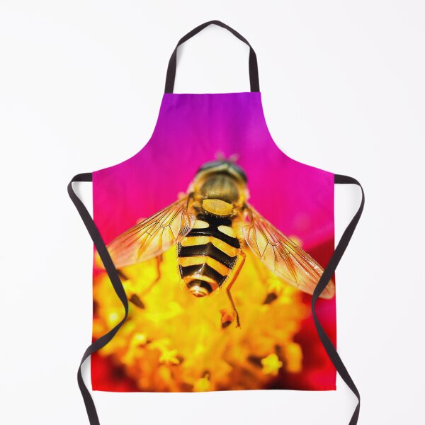 Item preview, Flower feeding Hoverfly by heidiannemorris designed and sold by FOLK ART FUSION by heidiannemorris.