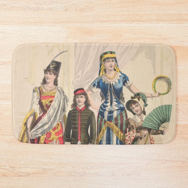 Item preview, Carnival Costume from 1883 French Fashion Plate designed and sold by Vintage-TM.