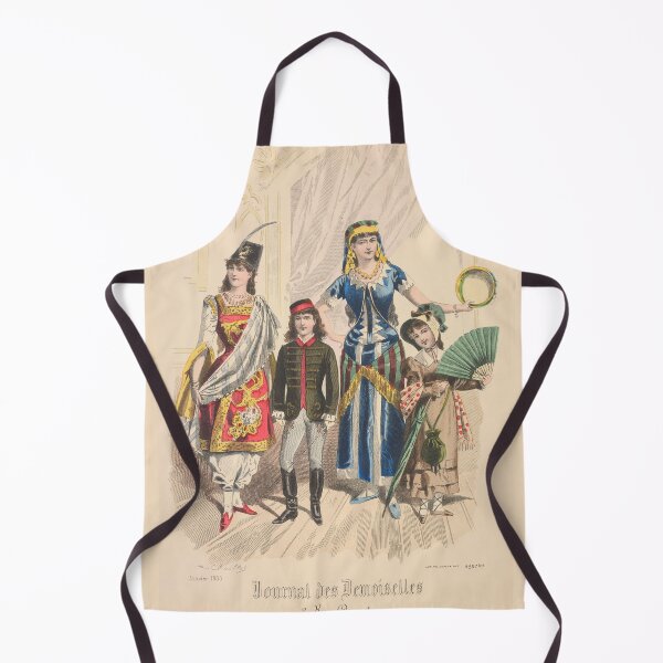Item preview, Carnival Costume from 1883 French Fashion Plate designed and sold by Vintage-TM.