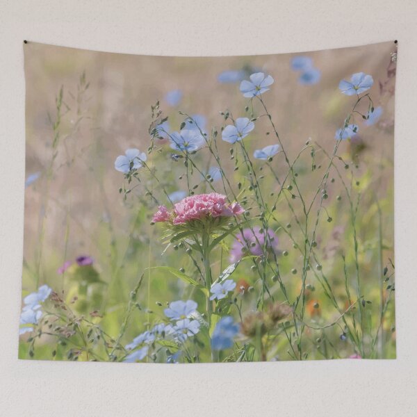 Item preview, Wild Blue Flax Flowers Growing in an Idaho Meadow designed and sold by PlanetPrints.