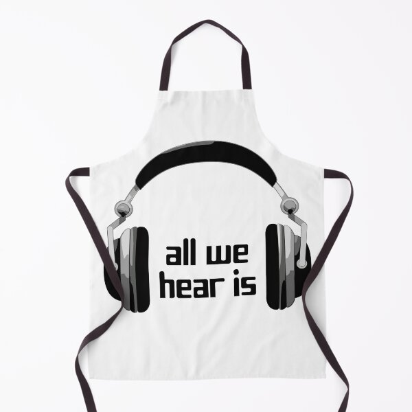 Item preview, Earworm All We Hear Is Music Band Headphones designed and sold by WibbleDesign.