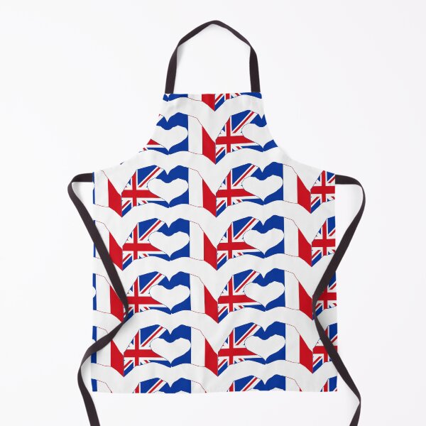 Item preview, We Heart UK & France Patriot Flag Series designed and sold by Carbon-Fibre Media.