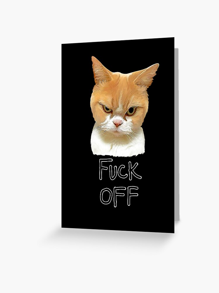 Angry Cat Say NO Pixel Art' Mouse Pad