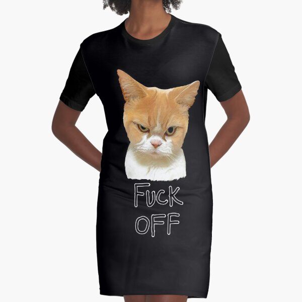 Cat says Fuck Off