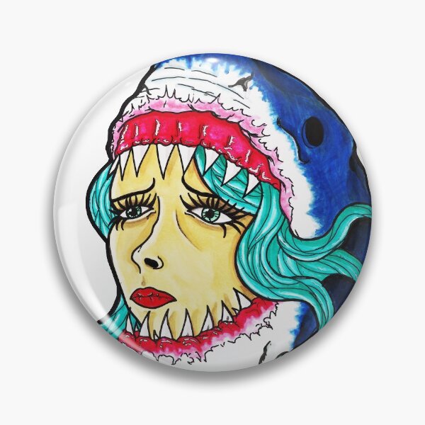Item preview, Shark eats fau designed and sold by IconDesign-.