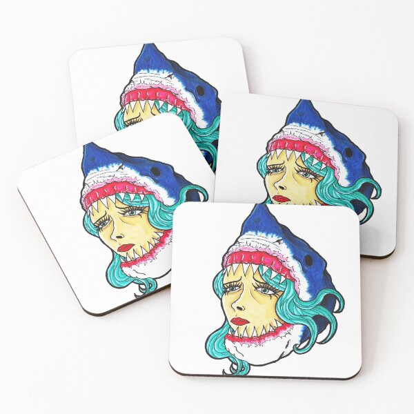 Item preview, Shark eats fau designed and sold by IconDesign-.