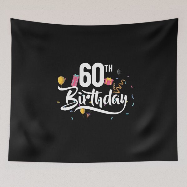Item preview, 60th birthday designed and sold by Cutebutfunny.