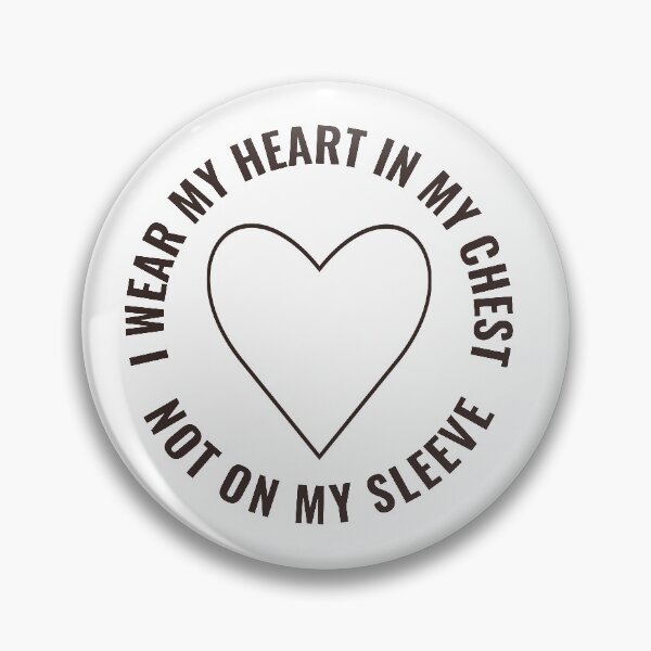 Item preview, Llevo mi corazón en mi pecho, no en mi manga designed and sold by HarryHas.
