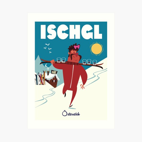 Ischgl poster Art Print