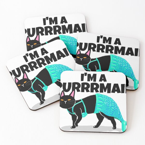 Item preview, Im A Purrmaid Cat Mermaid Funny Cosplay designed and sold by The Silly Grumpy Society.
