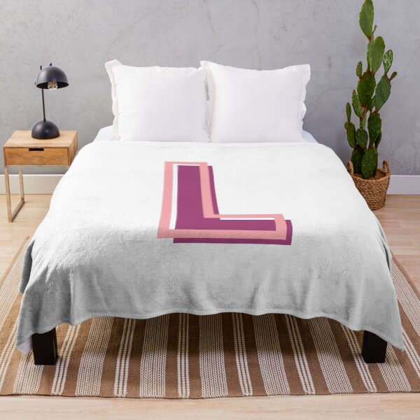 Item preview, pink and purple L letter designed and sold by charlyjovic.