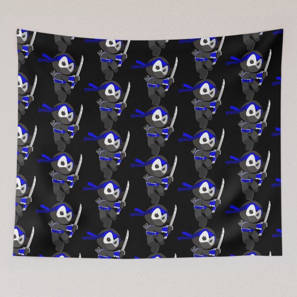 Item preview, Classic Blue ninja warrior stealth mode designed and sold by Deegital18.