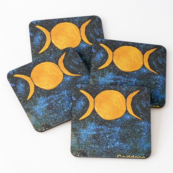 Item preview, Alchemy Oracle card. Triple moon goddess designed and sold by Witch's Brew.