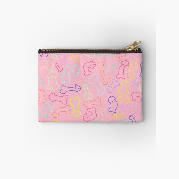 Item preview, PASTEL PENIS PATTERN MASK LIGHT PINK designed and sold by aydapadi.