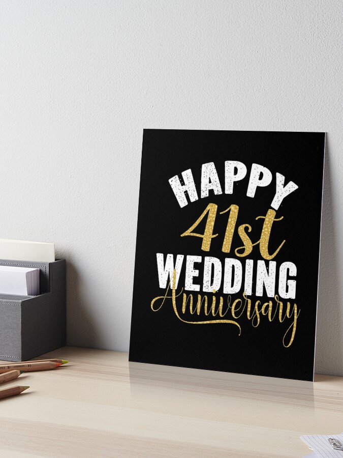 Happy 60th Wedding Anniversary Matching Gift For Couples graphic Wood Print  by Art Grabitees - Pixels