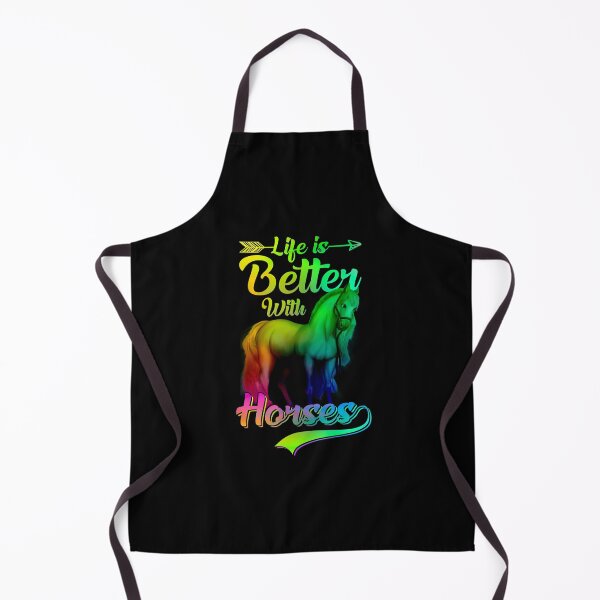 Item preview, Cute Life Is Better With Horses Women Girls Horseback Riding designed and sold by BruceFaulkner.