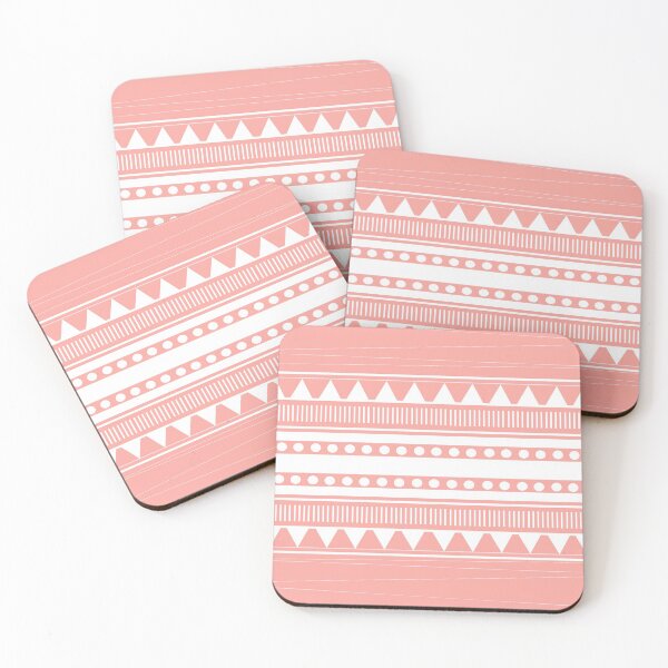 Item preview, Tribal Pattern - Coral Pink designed and sold by wazoosi.