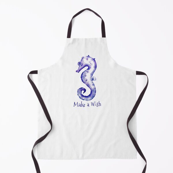Item preview, Make a Wish seahorse - blue designed and sold by Sally Barnett.