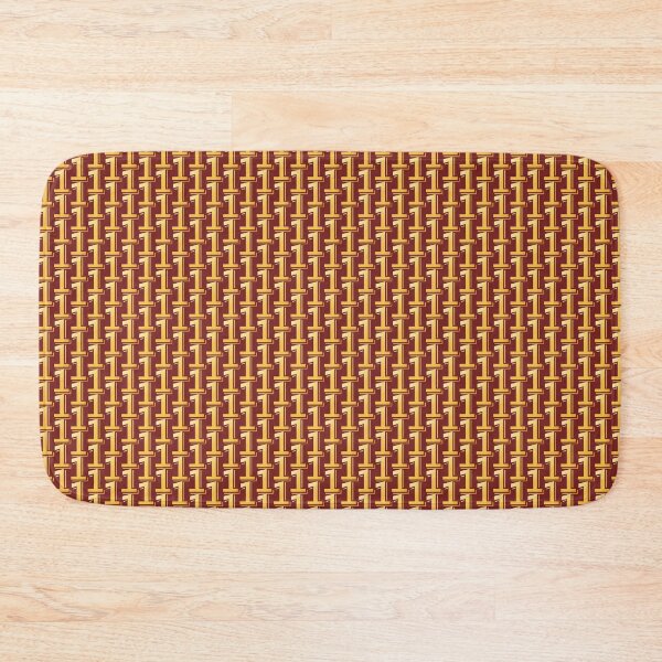 Item preview, Gold Monogram No Number 1 One on Fire Brick Red designed and sold by BleuSky.