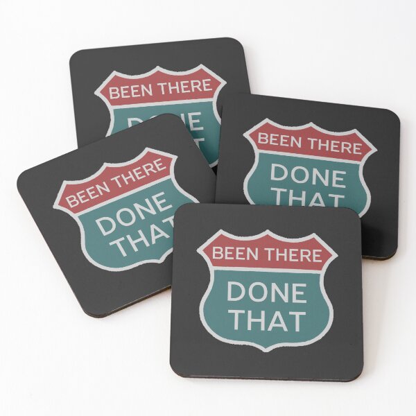 Item preview, Been There Done That Road Sign Travel Adventure designed and sold by WibbleDesign.