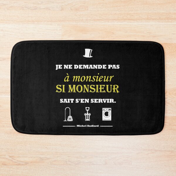 Item preview, Audiard quote "I don't ask mister ..." V2 designed and sold by Frangotier.