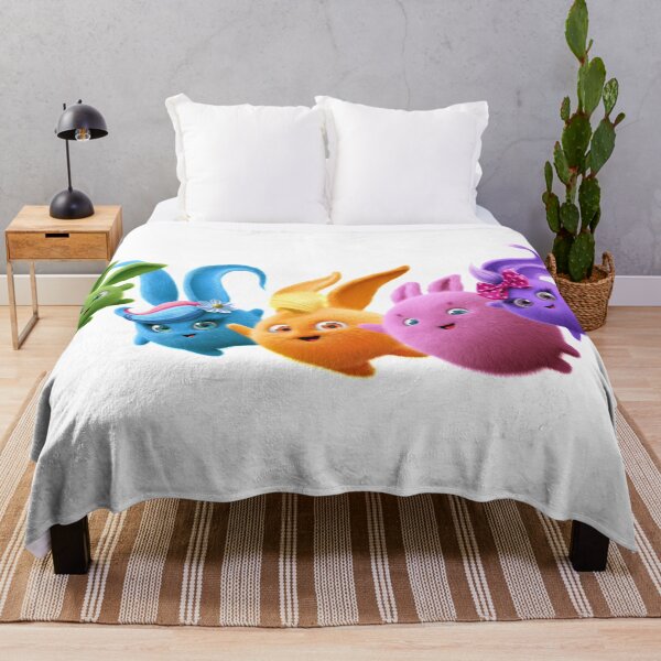 Sunny Bunnies - All Hold Paws! Throw Blanket