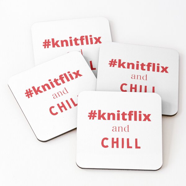 Item preview, #knitflix and Chill designed and sold by Knitterty.