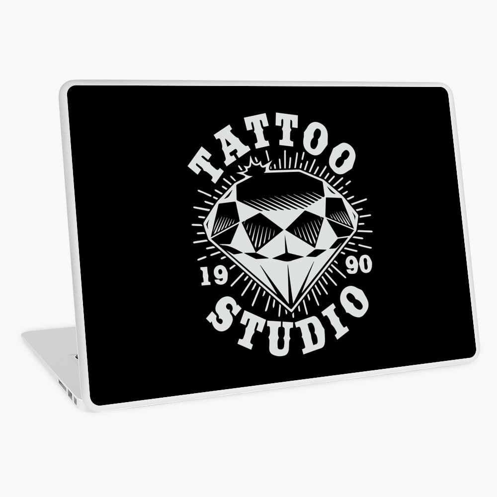 luxury diamond with wings flying tattoo studio graphic 2463087 Vector Art  at Vecteezy