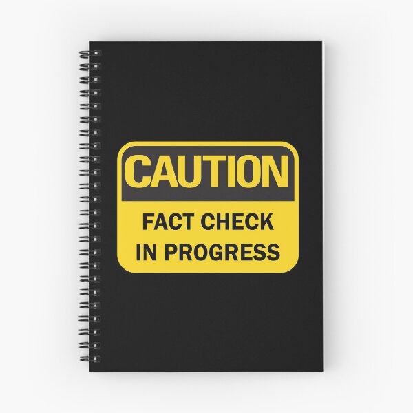 Item preview, Caution! Fact check in progress designed and sold by Deegital18.